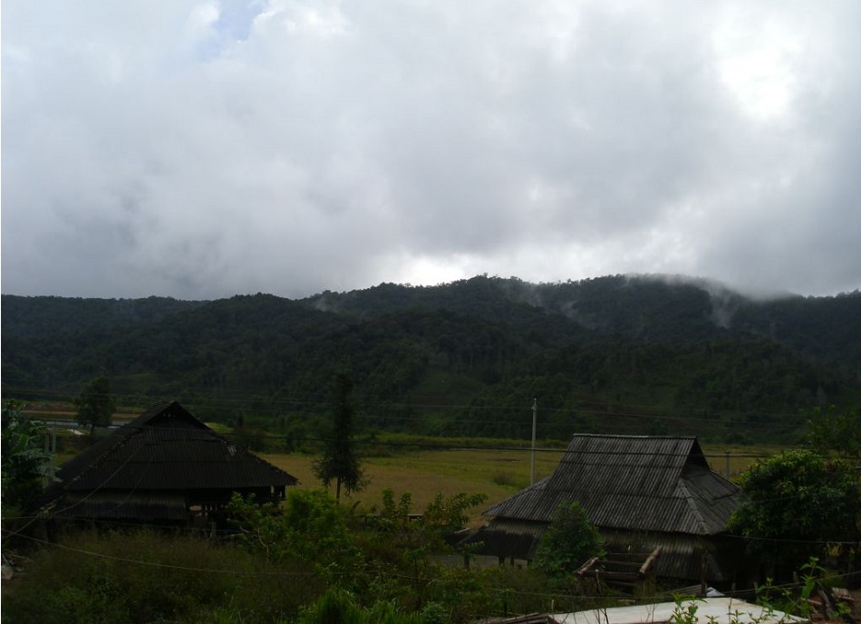 Деревня района Бу Лан Шань